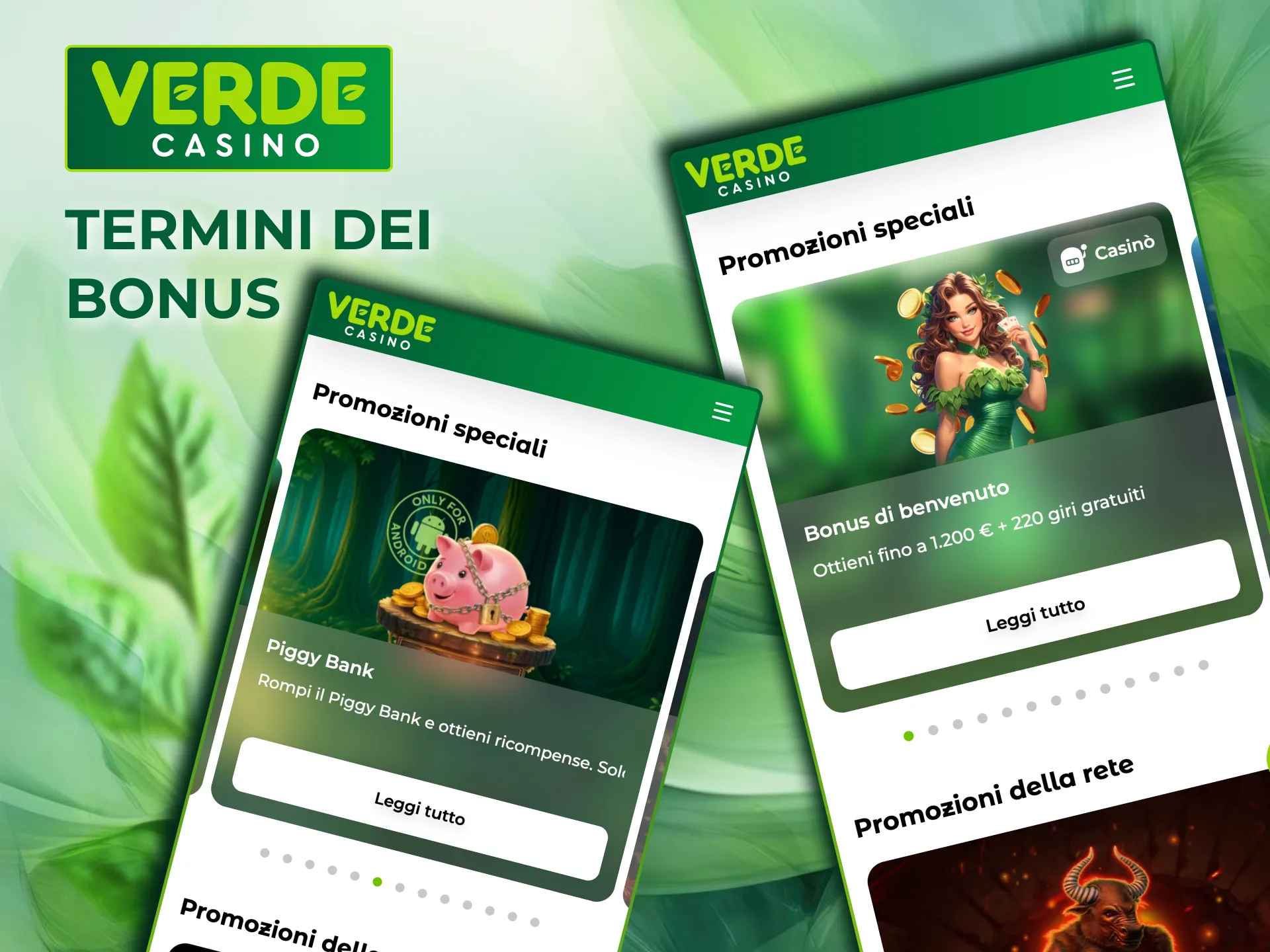 Verde Casino applica termini chiari ai bonus e free spin.