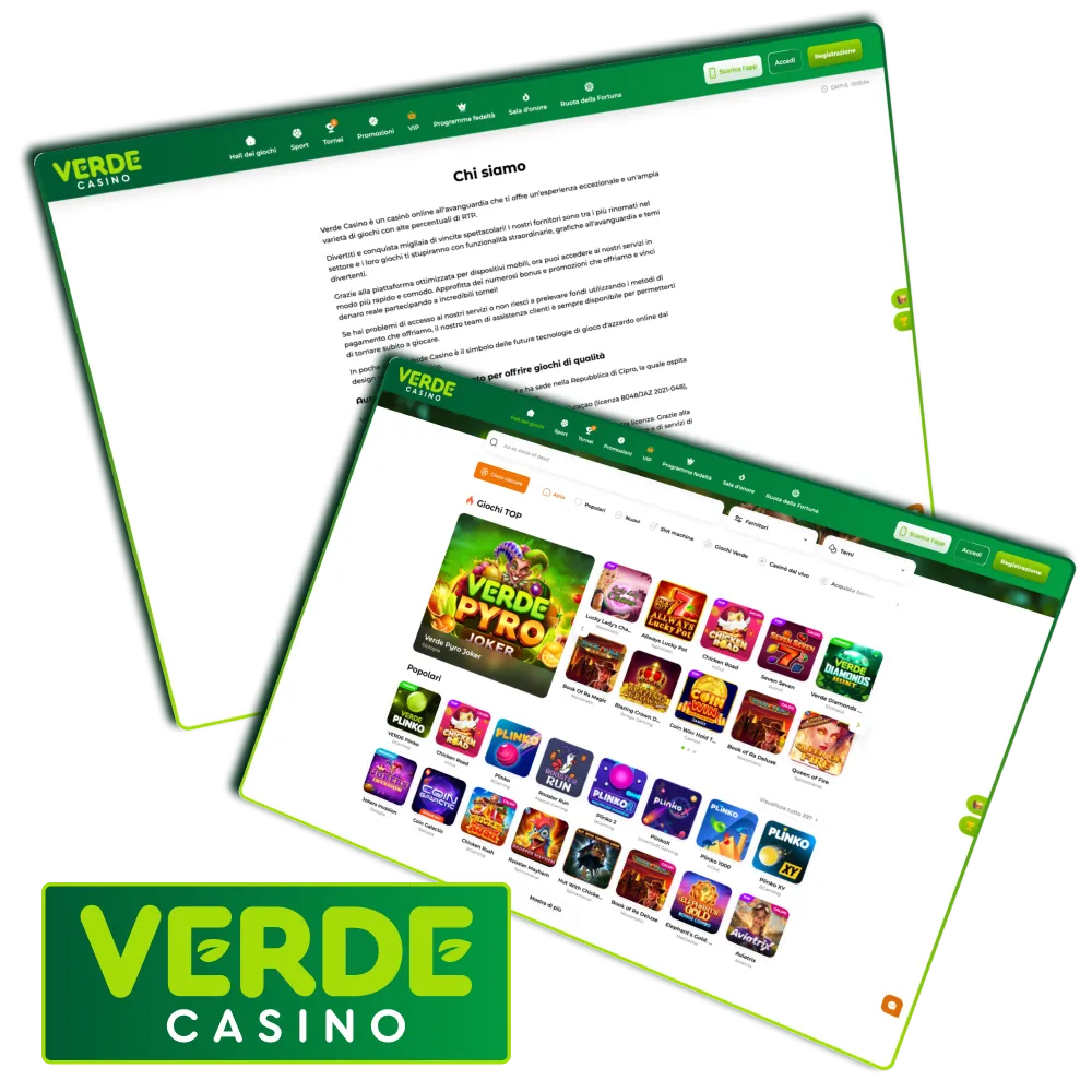 Verde Casino opera in Italia con licenza internazionale di Curaçao.