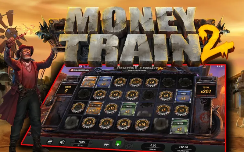 Atmosfera steampunk e funzioni bonus in Money Train 2 su Verde Casino.