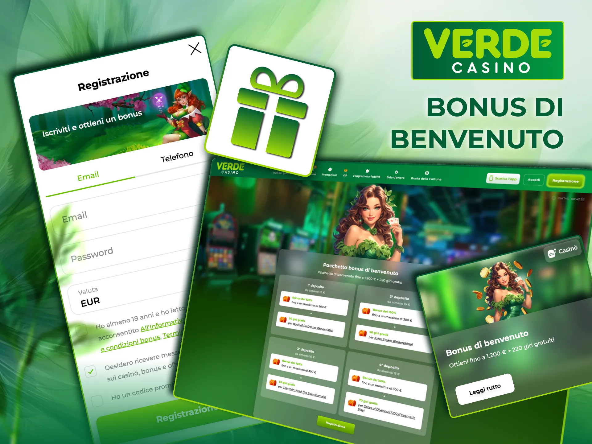 Promozione Verde Casino per nuovi giocatori italiani.