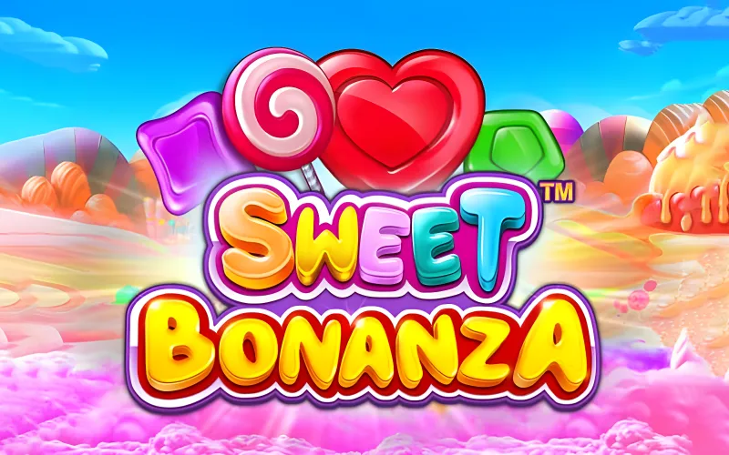 Cascata di simboli vincenti nella slot Sweet Bonanza di Verde Casino.